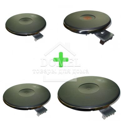 Комплект конфорок для електроплити 145 (1000W) + 180 (2000W) + 180 (1500W) + 220 (2000W), 1000W, 1500W, 2000W