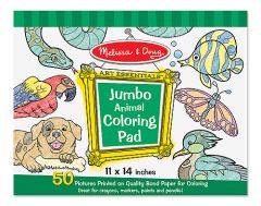 MD14200 Jumbo Coloring Pad - Animals (Альбом розмальовок "Тварини"), Від 3 років, Розмальовки