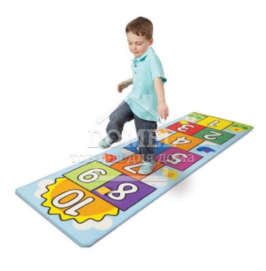 MD19402 Hop & Count Hopscotch Rug (Игровой коврик-классики), От 3 лет, Игровой коврик