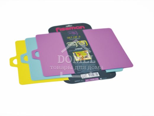 Набір з 3 гнучких обробних дошок 33х27см(пластик)