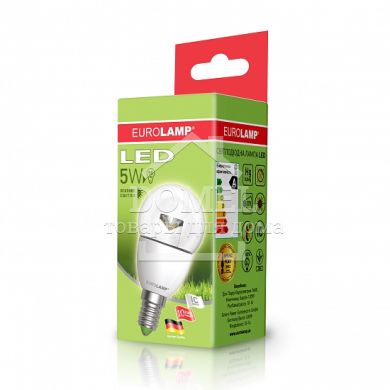 EUROLAMP LED Лампа ЕКО серія "D" G45 5W E14 4000K