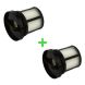 Комплект (2 шт.) фильтр HEPA10 DOMPRO DP13011 для пылесосов Zelmer (6012010105, 794044, ZVCA041S), Zelmer