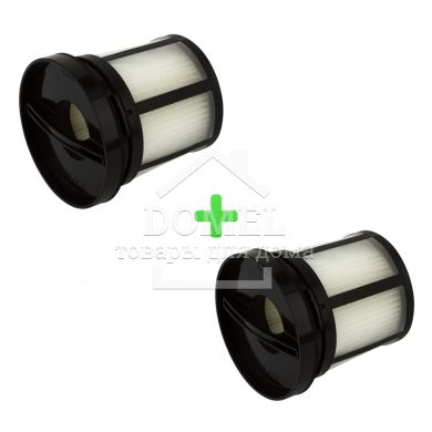 Комплект (2 шт.) фильтр HEPA10 DOMPRO DP13011 для пылесосов Zelmer (6012010105, 794044, ZVCA041S), Zelmer