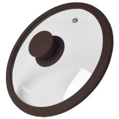 Кришка Fissman Arcades 20 см темно-коричнева 9967