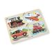 MD9865 4-in-1 Vehicles Peg (Деревянные пазлы 4 в 1 "Транспорт")