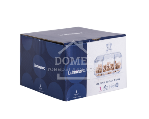 Ємкість для цукру LUMINARC OCTIME з кришкою, в упаковці (N7061)