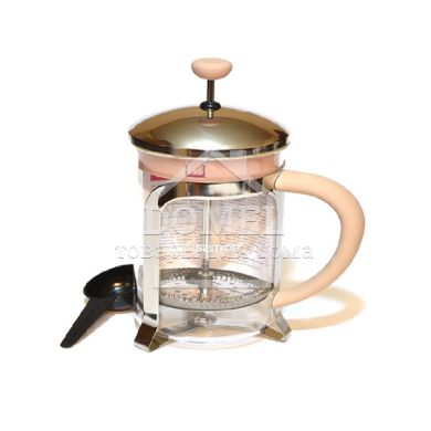 Заварювальний чайник з поршнем CAFE GLACE 600 мл (скляна колба) 9055