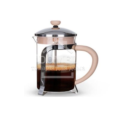 Заварювальний чайник з поршнем CAFE GLACE 600 мл (скляна колба) 9055