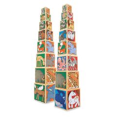 MD14207 Wooden Animal Nesting Blocks (Набор деревянных блоков-кубов "Животные")