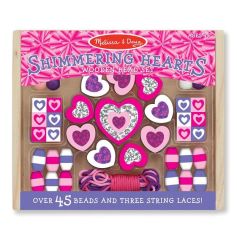 MD19495 Shimmering Hearts (Набір намистинок "Мерехтливі сердечка"), Для дівчаток, Від 4 років, Прикраси
