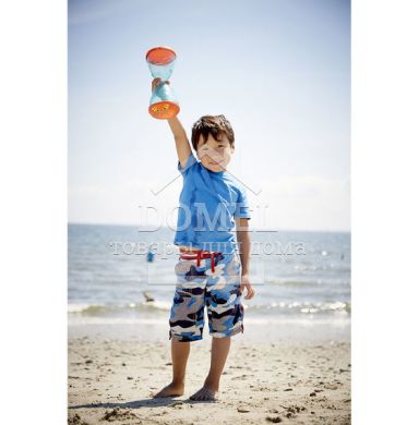 MD6409 Clicker Crab Hourglass Sifter & Funnel (Пісочний / водні годинник "Містер Краб"), Від 2 років, Іграшки для піску і пляжу