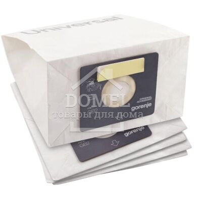 Набір паперових мішків 5шт пилососа Gorenje 570731