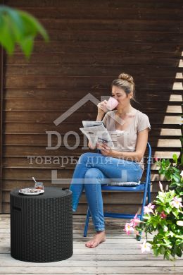 Стул-сундук, COOL STOOL, коричневый, 7290106923621