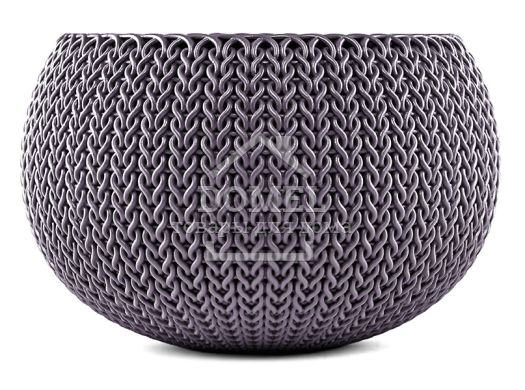 Горщик для рослин COZIES M бузковий в комплекті ланюжок, 7290106929890