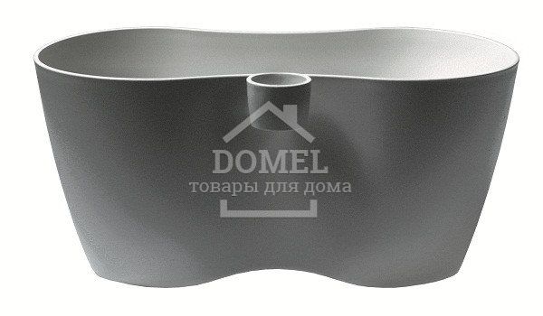 Горщик для рослин Limes DUBLO - сірий, 2,3 л, 5905197985527