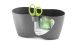 Горщик для рослин Limes DUBLO - сірий, 2,3 л, 5905197985527