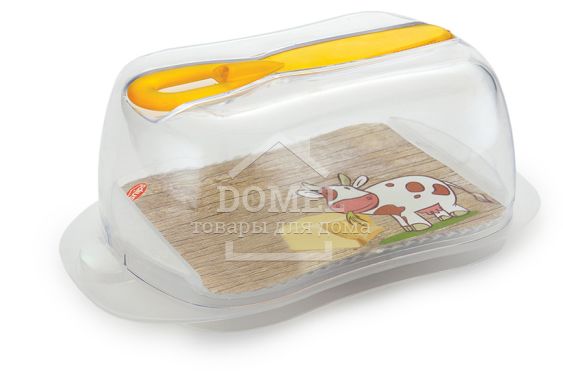 Контейнер для масла, 0,5 л, 500 мл, Контейнер для зберігання, Харчовий пластик, Пластик, Прямокутна