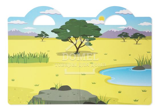 MD9106 Puffy Sticker Play Set - Safari (Объемные многоразовые наклейки "Сафари")