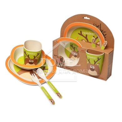 Обеденный набор Fissman Олененок 5 пр. 9466