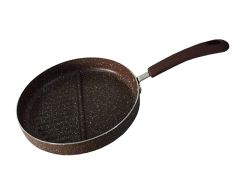 Сковорідка гриль з поділом MOSSES STONE 26x4,5 см см (алюм. з антиприг. покр)