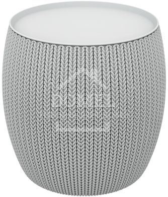 Стіл-скриня KNIT COZIES сірий, 7290106934696