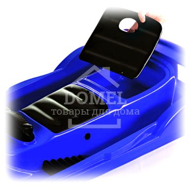 Зимние санки "Alpen Double Race" Синий, Санки с рулем