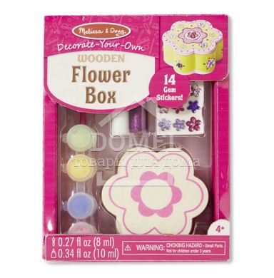 MD18852 Flower Box (Шкатулка-квіточка - оформлювальний набір NEW), Для дівчаток, Від 4 років, Декорування