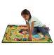 MD19554 Round the Rails Train Rug (Игровой коврик с паровозиками "Железная дорога"), Для мальчиков, От 3 лет, Игровой коврик