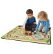 MD19554 Round the Rails Train Rug (Игровой коврик с паровозиками "Железная дорога"), Для мальчиков, От 3 лет, Игровой коврик