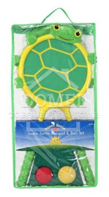 MD6165 Tootle Turtle Racquet & Ball Set (Дитячий бадмінтон "Черепашки"), Від 4 років, Іграшки в саду і на природі