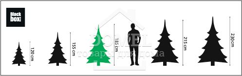 Сосна искусственная Millington зеленая с эффектом покрытия снегом, 1,85 м, Black Box &reg;, Сосна, Зеленый, белый, Снег, 150 - 200 см