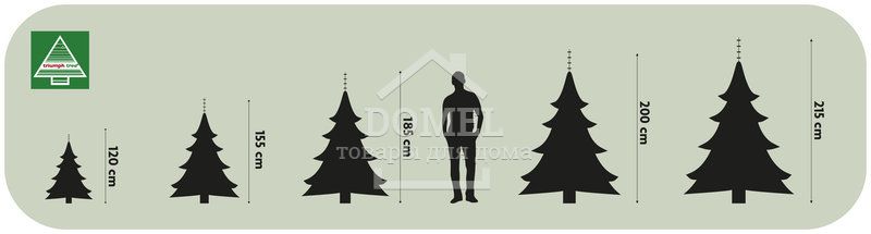 Елка Camden зеленая, 2,30 м, Ёлка, Зеленый, 200 - 300 см