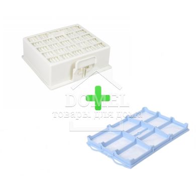 Комплект фільтрів DOMPRO для пилососів Bosch, Siemens DP13031+DP13033KIT, Bosch, Siemens