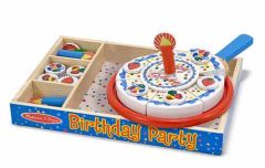 MD10511 Birthday Party ("День народження-торт" - дерев'яний набір), Від 2 років, Іграшкова їжа