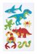 MD19501 Cool Creatures Foam Stickers (Об'ємні блискучі наклейки "Пригода"), Для хлопчиків, Від 5 років, Блискучі