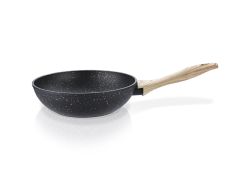 Сковорідка-вок BLACK COSMIC 24x7 см (алюм. з антиприг. покриттям)