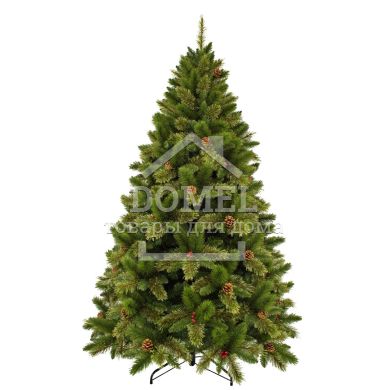 Елка искусственная Dewberry зеленая с декоративными шишками и ягодами ежевики, 1,85 м, Triumph Tree Edelman, Ёлка, Зеленый, Шишки и ягоды, 150 - 200 см