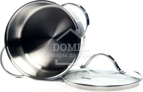 Каструля LUMINOSA 20x9,5 см / 3,0 л зі скляною кришкою (нерж. сталь)