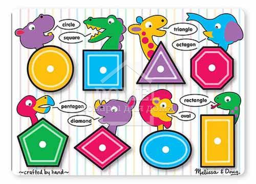 MD3285 "Геометрические фигуры" - рамка-вкладыш