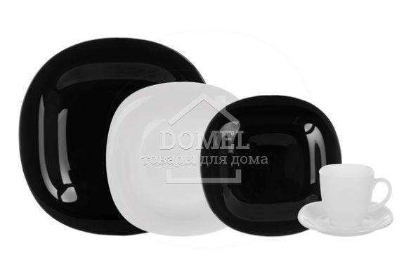 Сервіз LUMINARC CARINE WHITE&BLACK 30 предметів (N1500)