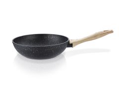Сковорідка-вок BLACK COSMIC 28x8 см (алюм. з антиприг. покриттям)