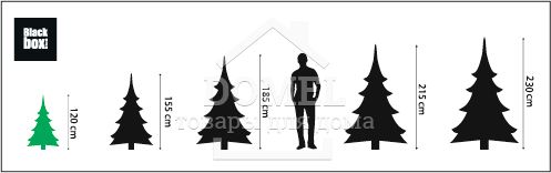 Сосна искусственная Medford зеленая, 1,20 м, Black Box &reg;, Сосна, Зеленый, 150 - 200 см