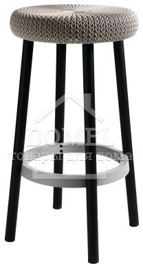 Стул пластиковый COZY BAR STOOL, дюна 506, 7290106936645