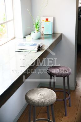 Стул пластиковый COZY BAR STOOL, дюна 506, 7290106936645