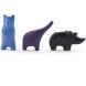 DJECO Набір фігурної пастелі: ведмідь, слон, носоріг, Від 3 років, Крейда