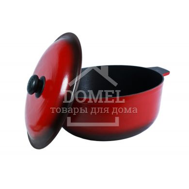 Каструля з кришкою склоемаль 5л ЛА05, 4820149870786