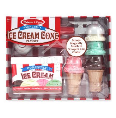 MD14087 Scoop & Stack Ice Cream Cone Playset (Ігровий набір "Морозиво"), Від 3 років, Іграшкова їжа