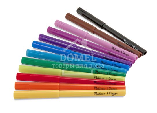 MD14221 Non-Roll Markers ( Набор фломастеров, 12 шт.)