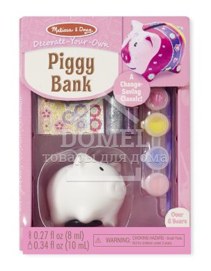MD8862 DYO Piggy Bank (Набір для творчості "Скарбничка Поросятко" NEW), Для дівчаток, Від 8 років, Набори для розпису
