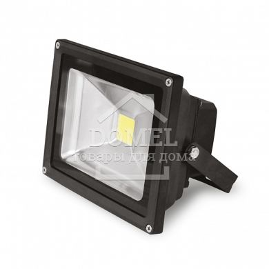 EUROELECTRIC LED Прожектор COB черный 10W 6500K classic, 10W, IP65, 6500K, 800Lm